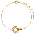 Geometric Deco Link Bracelet