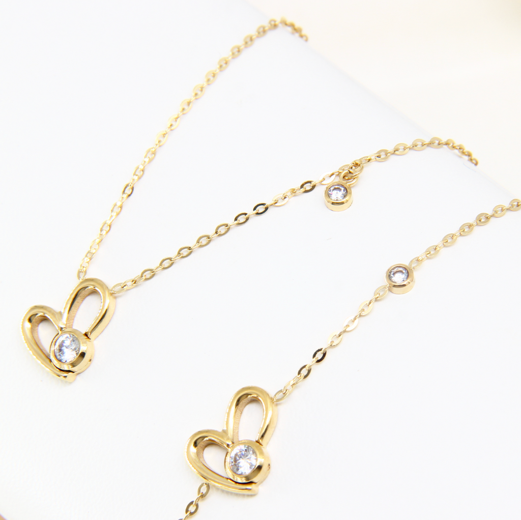 The Elysian Asymmetric Heart Necklace