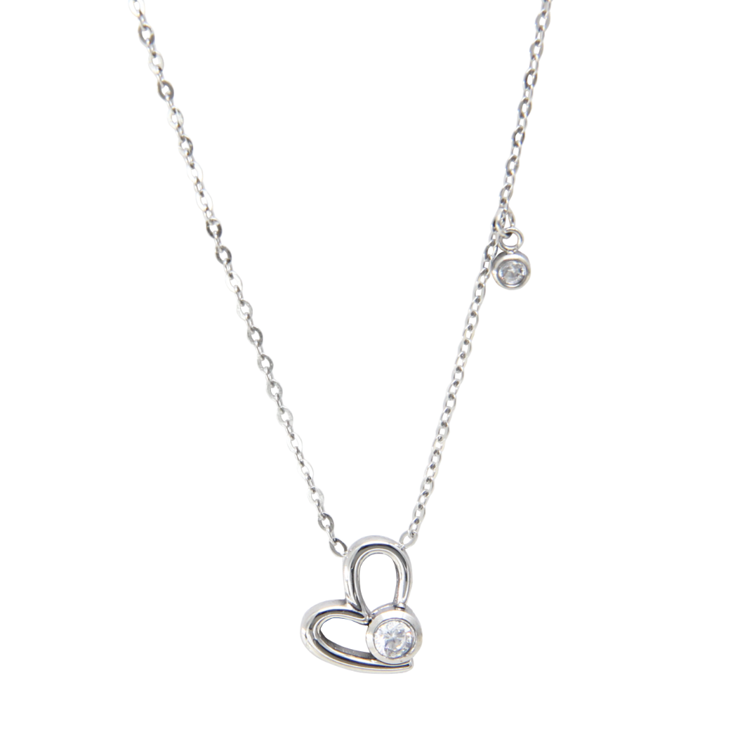 The Elysian Asymmetric Heart Necklace