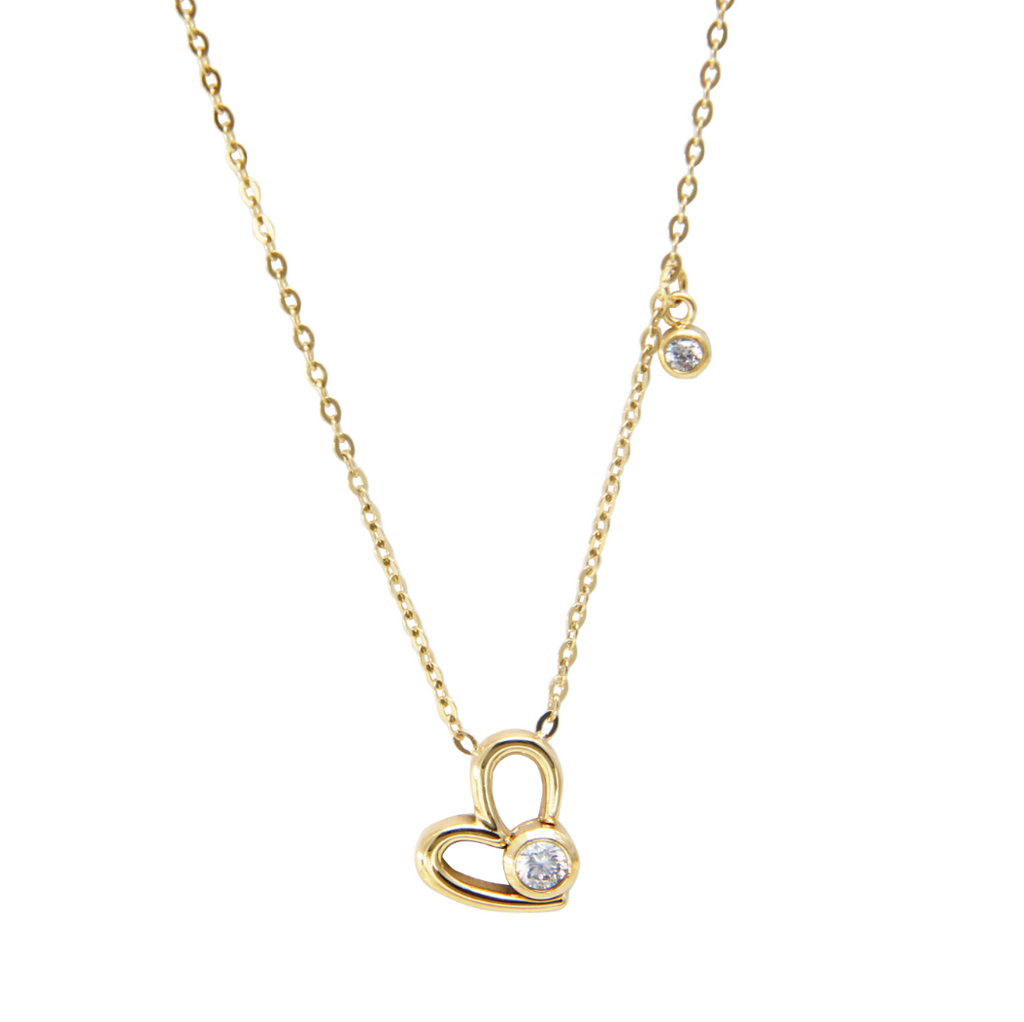 The Elysian Asymmetric Heart Necklace