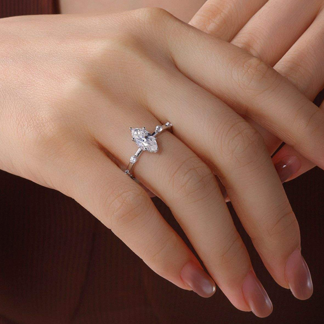 Majestic Marquise Solitaire Ring