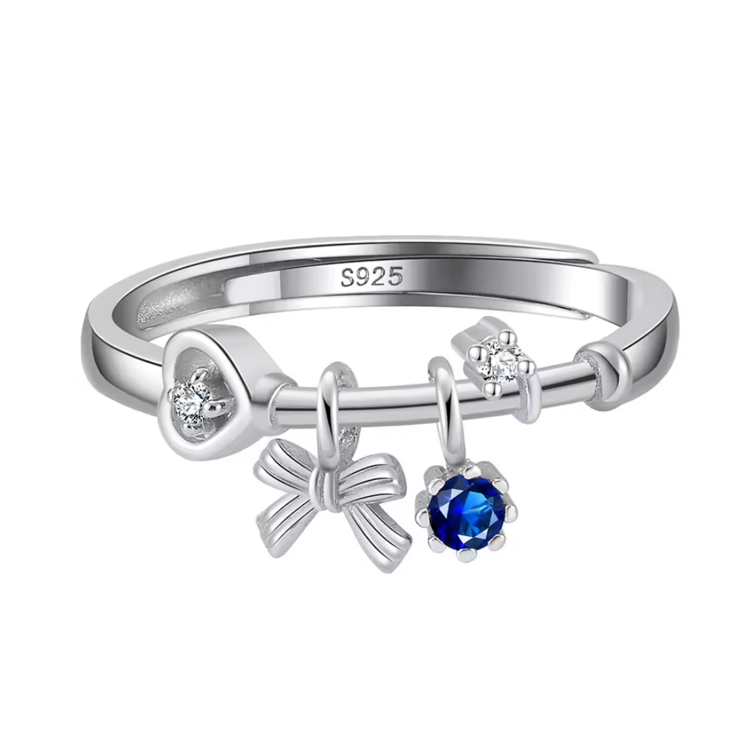 The Charmed Sapphire & Bow Ring