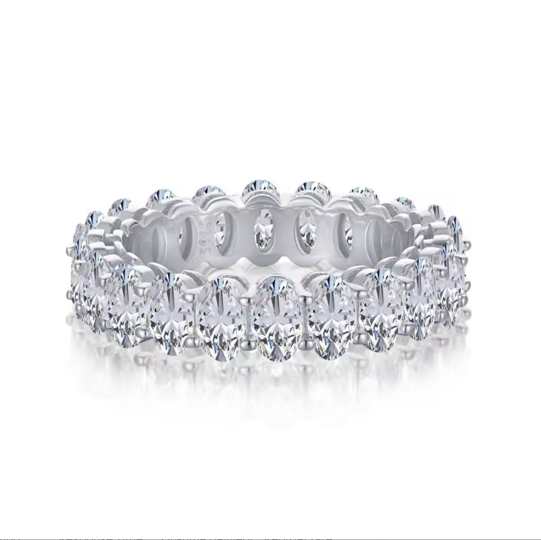 Infinite Oval Eternity Band