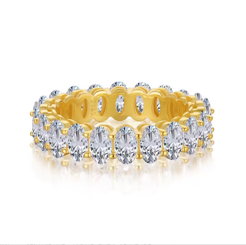 Infinite Oval Eternity Band